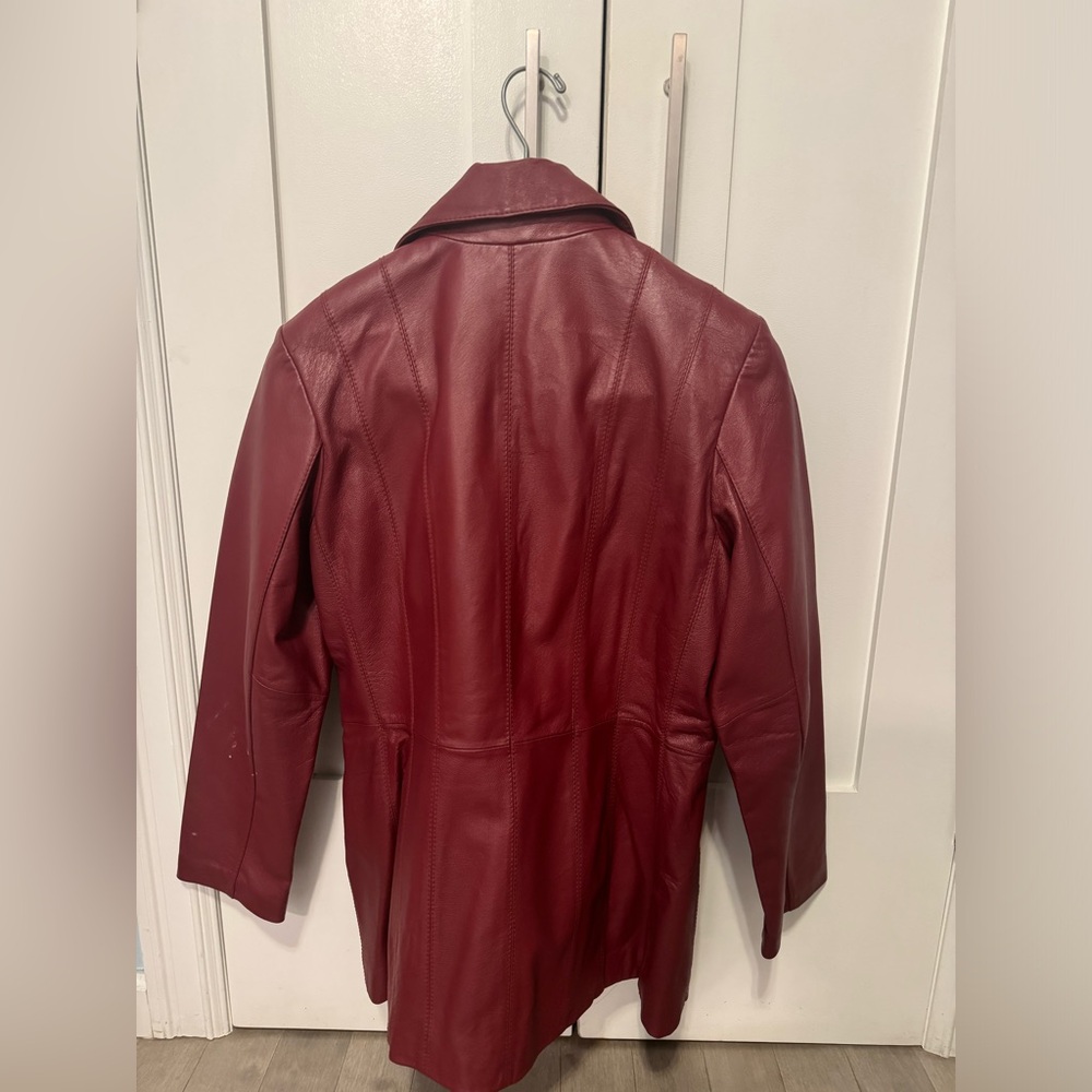 Perfect Fall Red Leather Jacket - image 2